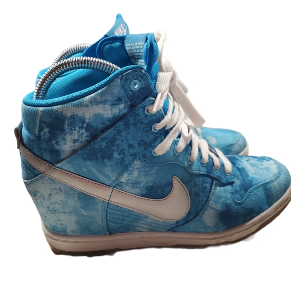 Nike Shoes | Nike Dunk Womens Sky High Clearwater Hitop 95 | Poshmark